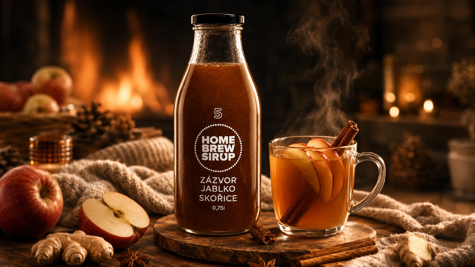 Limonáda Home Brew Sirup: Nealko zázvorový punč
